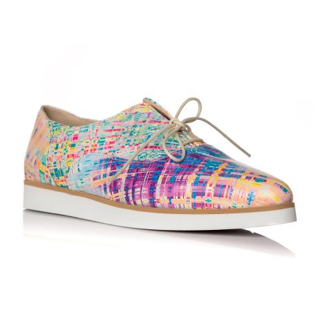 Pantofi oxford dama E1 paint - imagine 3
