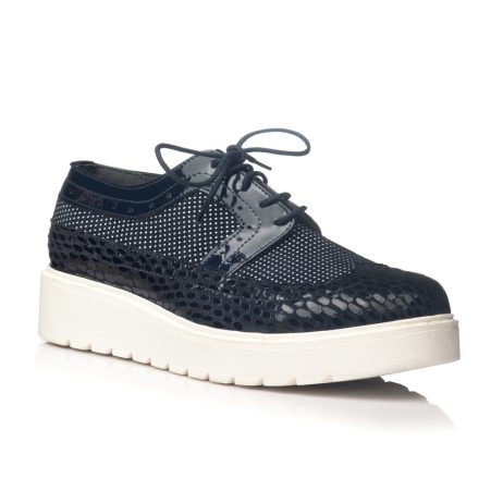 Pantofi oxford dama W16 black - imagine 2