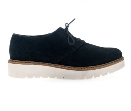 pantofi oxford shoe femei piele intoarsa