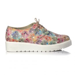 pantofi oxford shoes pe comanda piele model floral