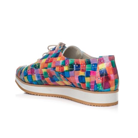 Pantofi oxford dama W2 colorati - imagine 2