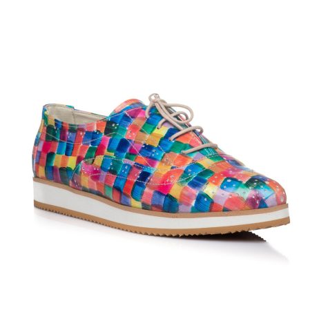 Pantofi oxford dama W2 colorati - imagine 3