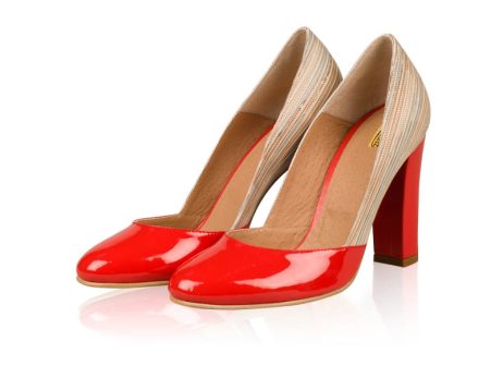 Pantofi dama de piele Past Cut M1r - imagine 2