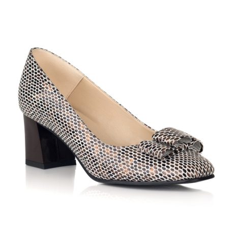 Pantofi dama de piele Snake - imagine 2