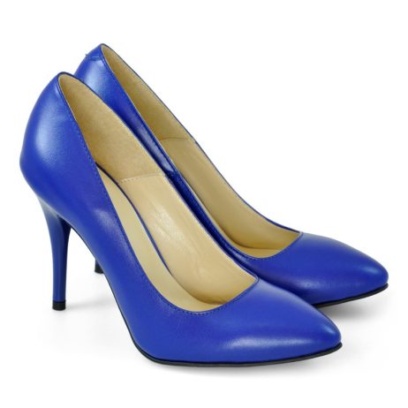 Pantofi stiletto dama de piele C24a - imagine 5