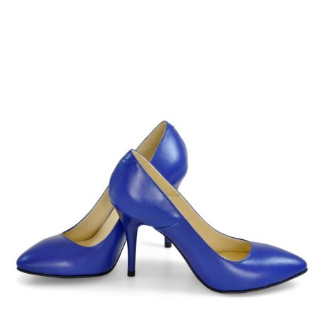 Pantofi stiletto dama de piele C24a - imagine 3