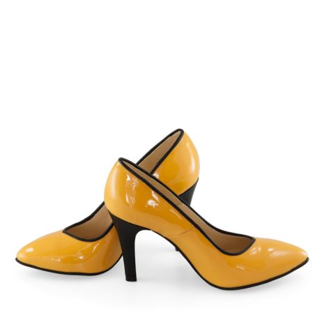 Pantofi stiletto dama de piele Contur C17 - imagine 3