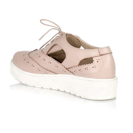 Pantofi oxford dama W17n decupati - imagine 3