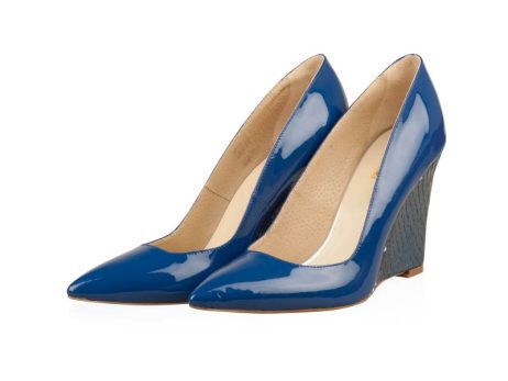 Pantofi dama de piele cu platforma PPM13 - imagine 2