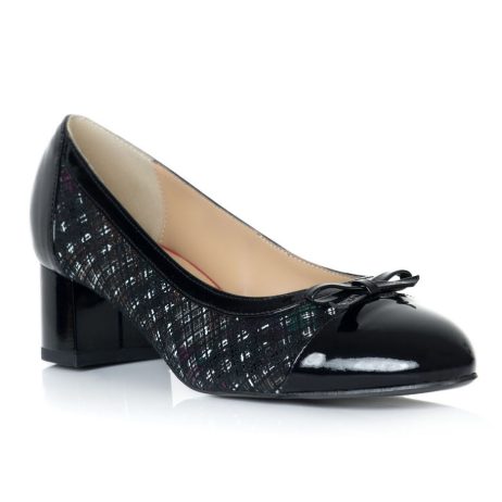 Pantofi dama de piele lacuita Visio B588 - imagine 2