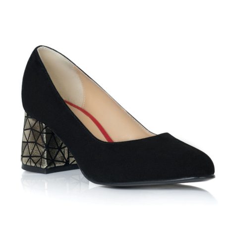 Pantofi dama de piele intoarsa Evi B466 - imagine 2