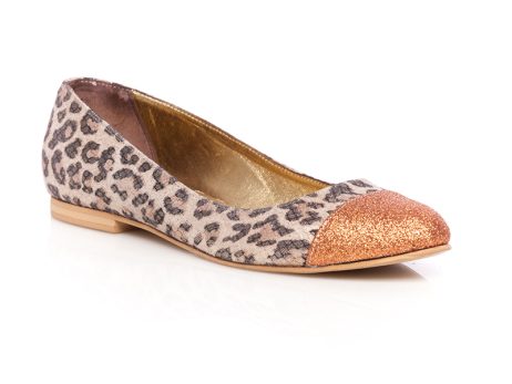 Balerini piele dama Animal - imagine 3