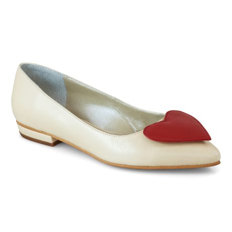 Balerini piele Inima r - imagine 2