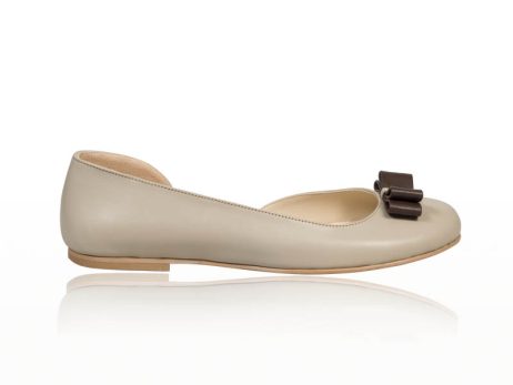 Balerini piele dama Ice coffee M11