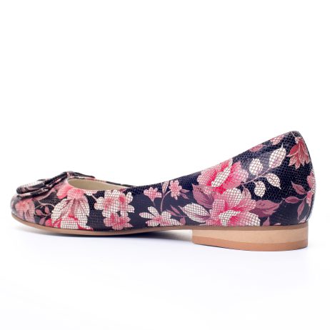 Balerini piele dama Flora cu fundita W2 - imagine 2