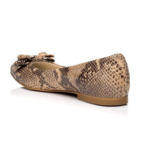 Balerini piele dama E1 snake - imagine 3