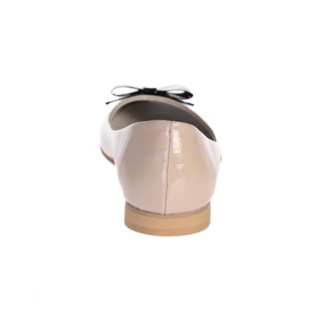 Balerini piele dama Chic cu fundita colorata W9 - imagine 3