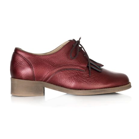 oxford shoes femei la comanda pantofi oxford grena