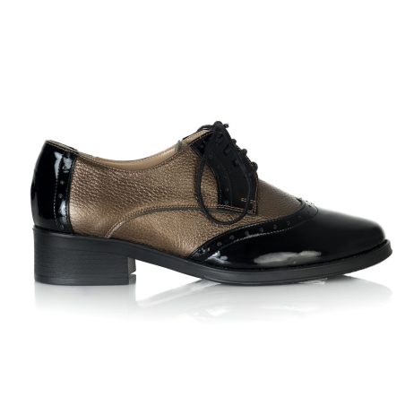 oxford shoes femei la comanda pantofi oxford aurii
