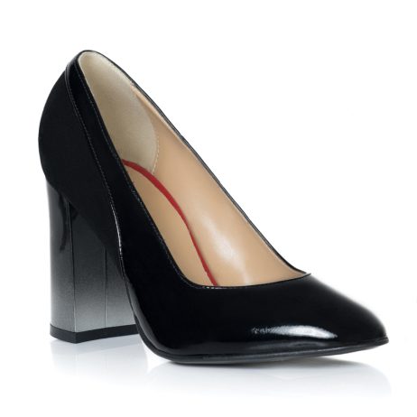 Pantofi dama de piele lacuita Degra B6 - imagine 2