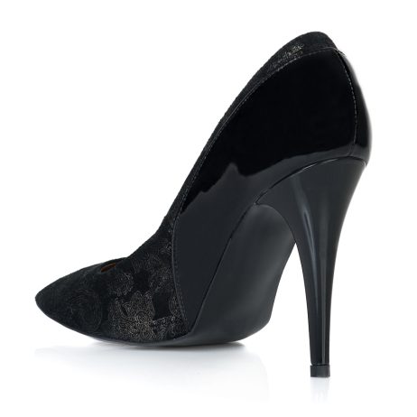 Pantofi stiletto dama de piele Ela B2 - imagine 4