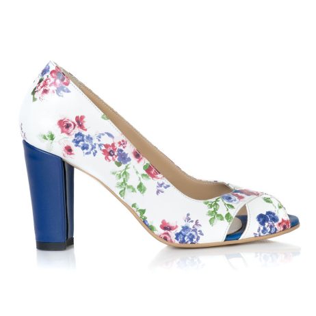 pantofi decupati pantofi varf decupat pantofi piele albi