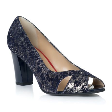 Pantofi dama decupati B1 glit - imagine 2