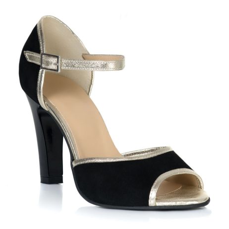 Sandale piele naturala Lily B2 gold - imagine 2