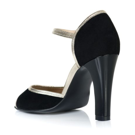 Sandale piele naturala Lily B2 gold - imagine 4