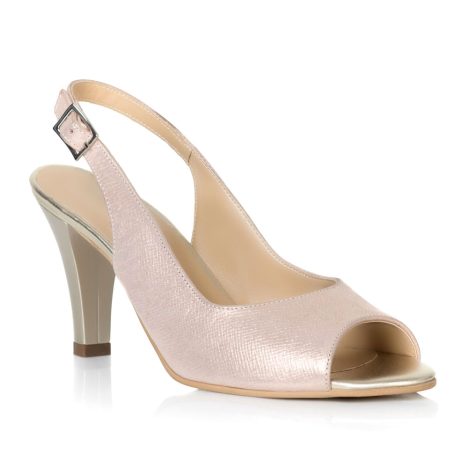 Sandale piele naturala Margy B7 toc subtire - imagine 2