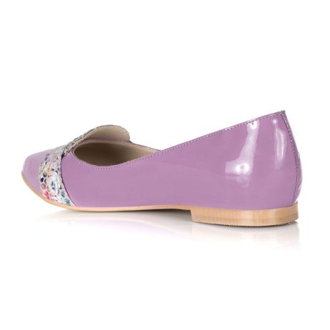 Balerini piele dama Purple Snake R1 - imagine 4