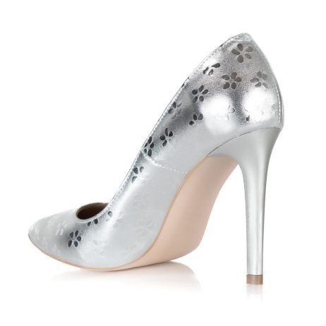 Pantofi stiletto dama de piele Blectric R14 a - imagine 4