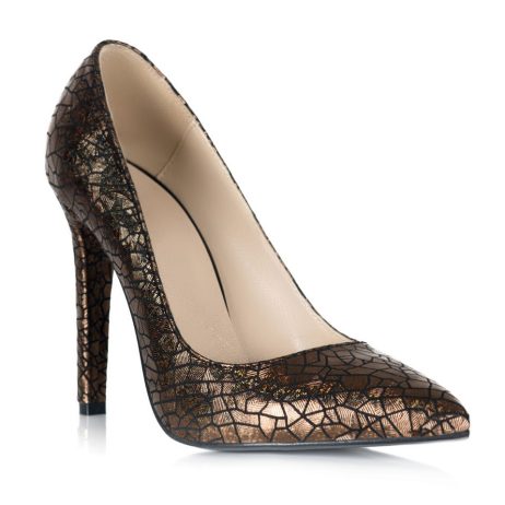 Pantofi stiletto dama de piele Stony - imagine 2