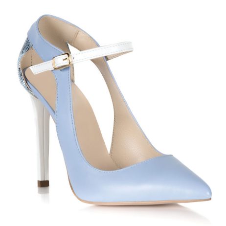 Pantofi stiletto dama de piele New Elegance b - imagine 2