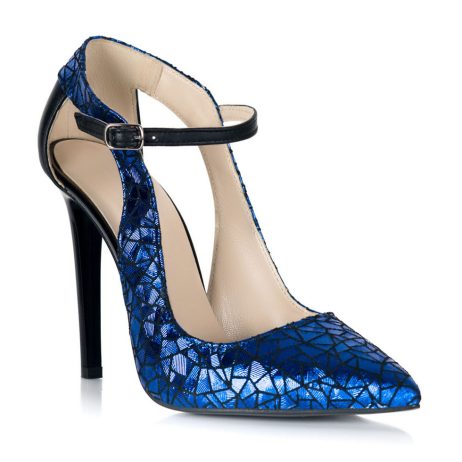 Pantofi stiletto dama de piele Elegance Visio a - imagine 2