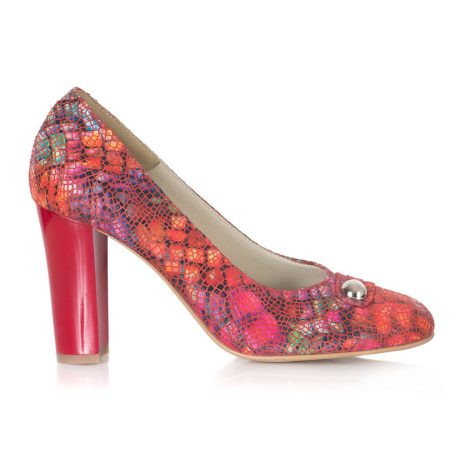 pantofi dama piele colorati