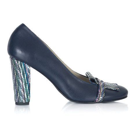 pantofi piele toc model