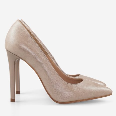 Pantofi stiletto dama de piele C09 - imagine 2