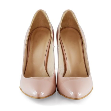 Pantofi stiletto dama de piele C14 - imagine 3