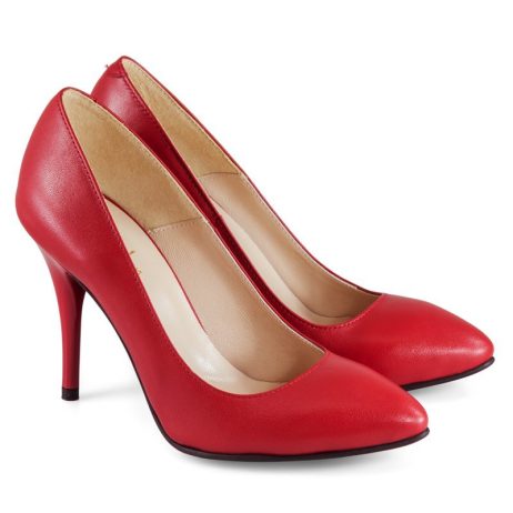 Pantofi stiletto dama de piele C16 - imagine 3