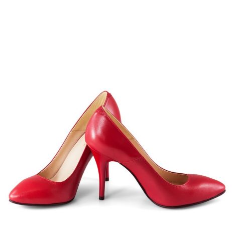 Pantofi stiletto dama de piele C16 - imagine 2