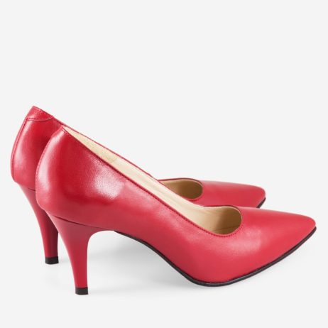 Pantofi stiletto dama de piele C21 - imagine 2