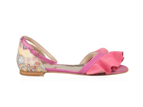 sandale fara toc sandale roz