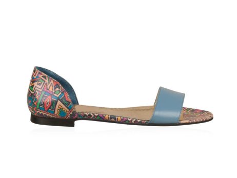 sandale talpa joasa sandale comode sandale bleu
