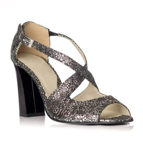 Sandale dama piele naturala Mimi silver W3 - imagine 2
