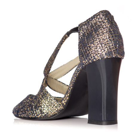 Sandale dama piele naturala Mimi gold W3 - imagine 2