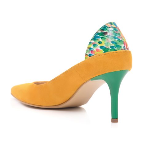 Pantofi stiletto dama de piele Clarise - imagine 4