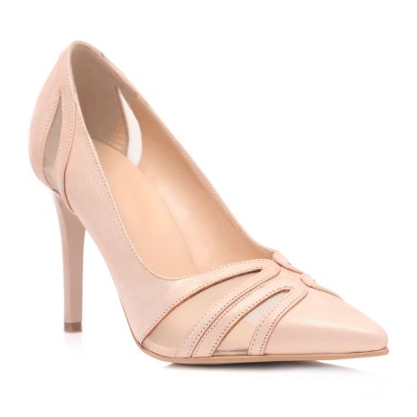 Pantofi stiletto dama de piele Samy n - imagine 2