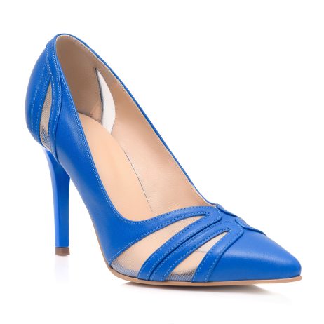 Pantofi stiletto dama de piele Samy a - imagine 2