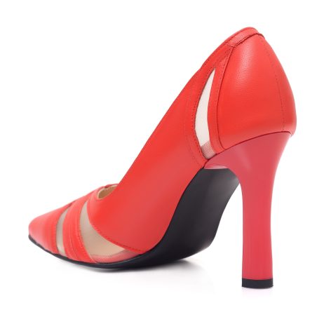 Pantofi stiletto dama de piele Samy 2 - imagine 4